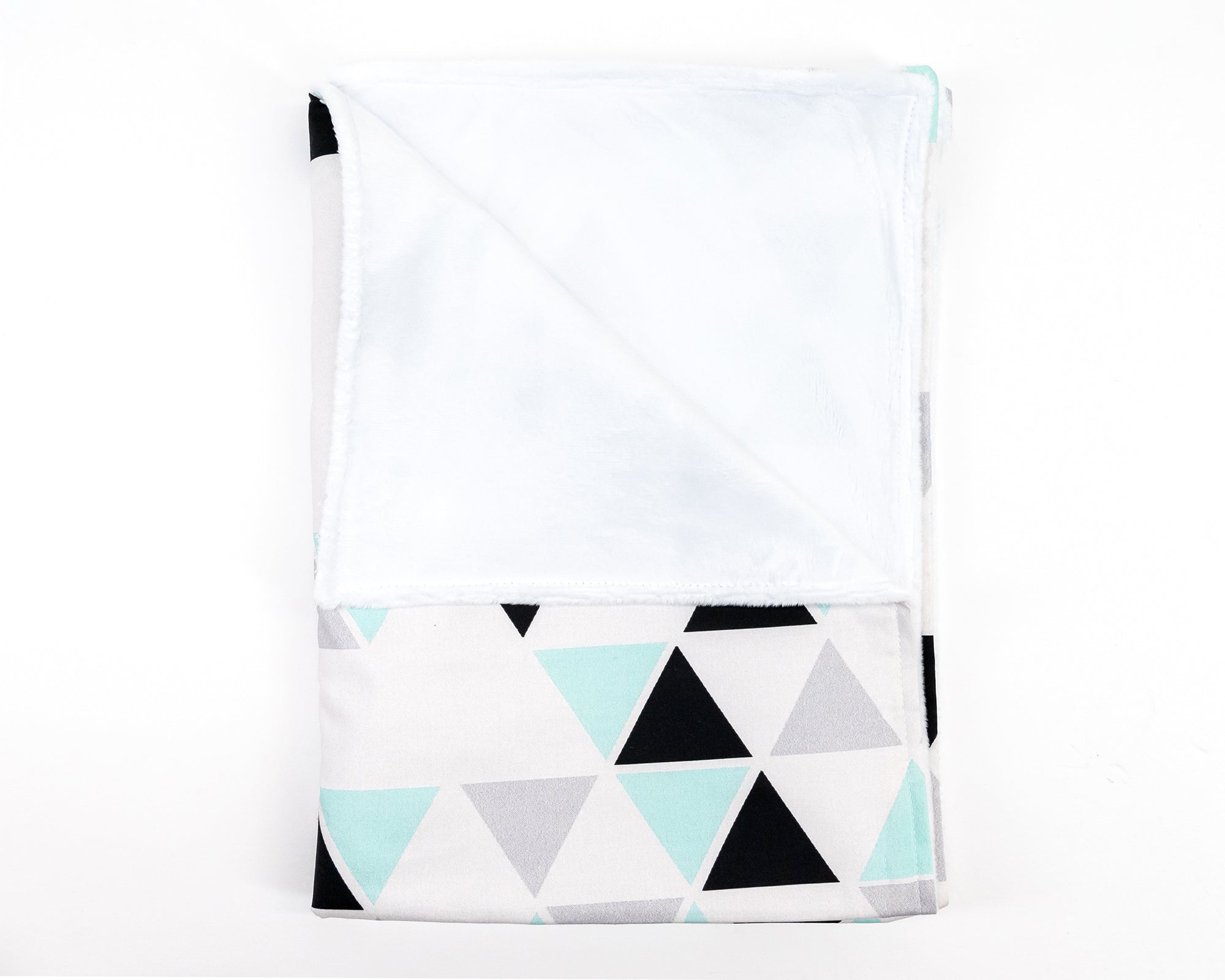 Minty Origami Deluxe Crib Bedding Set
